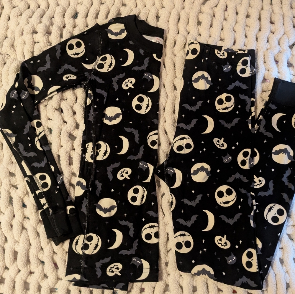 Disney Black and White Pajama Top